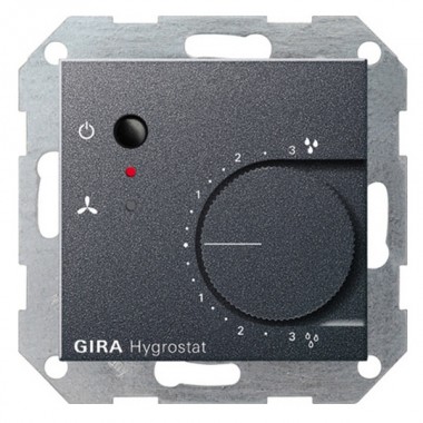 Обзор Гигростат электронный Gira System 55 антрацит