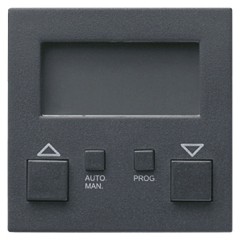Накладка для жалюзи с таймером System 55 Gira антрацит