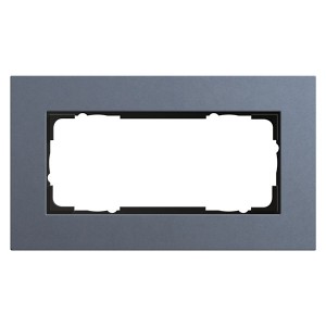 Рамка 2-я без перегородки Gira Esprit Linoleum-Multiplex Синий