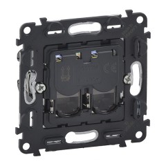Розетка компьютерная 2-ая RJ45 Кат.6 Legrand Life/Allure механизм