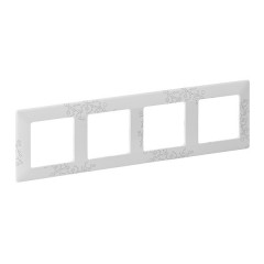 Valena LIFE.Рамка "Эл Грей".4-постовая универсальная