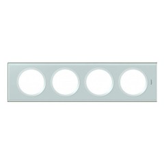 Рамка Legrand Celiane 4 поста смальта белая глина