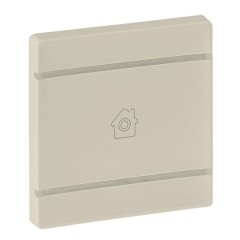 Valena LIFE MyHome.Лицевая панель для механизмов BUS/SCS.С символом "GEN".2 модуля.Слоновая кость