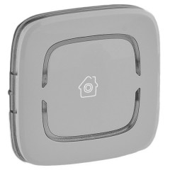 Valena ALLURE MyHome.Лицевая панель для механизмов BUS/SCS.С символом "GEN".2 модуля.Алюминий