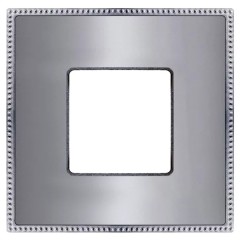 Рамка 1-ная Fede Belle Epoque Metal, bright chrome+bright chrome