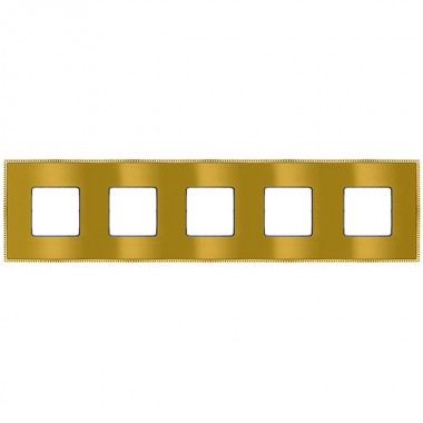 Купить Рамка 5-ная Fede Belle Epoque Metal, bright gold+bright gold
