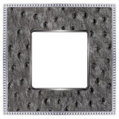 Рамка 1-ная Fede Belle Epoque Tapestry, alienasilverbright-chrome