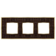 Рамка 3-ная Fede Belle Epoque Tapestry , alicocobrown-bright gold