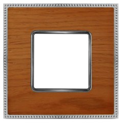 Рамка 1-ная Fede Belle Epoque Wood, cherry-bright chrome