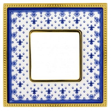 Отзывы Рамка 1-ая Fede Belle Epoque Porcelain, blue lys-bright gold