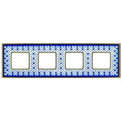 Рамка 4-ая Fede Belle Epoque Porcelain, blue lys-bright gold