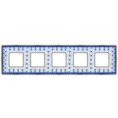 Рамка 5-ная Fede Belle Epoque Porcelain, blue lys-bright chrome
