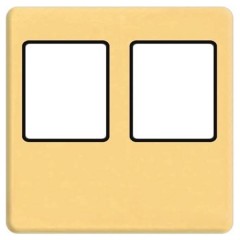 Накладка компьютерная 2-ая RJ45 Fede Real gold бежевый