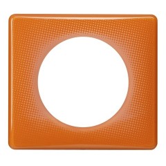 Рамка Legrand Celiane 1 пост оранжевый муар