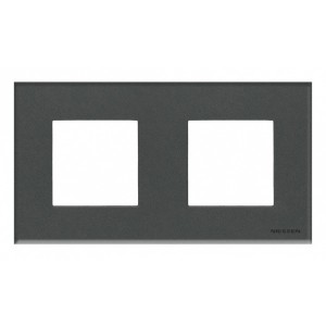 Обзор Рамка 2-постовая, серия Zenit, стекло Графит (N2272 CF)