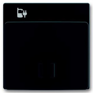 Отзывы Накладка для блока питания micro USB - 6474 U ABB Future, антрацит/чёрный (6478-81-500)