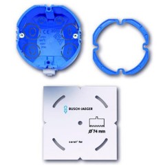 Набор монтажный АВВ Axcent Flat 2-поста d74мм глубина60мм (3058/20)