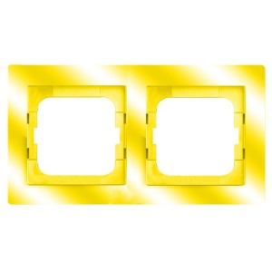 Рамка 2-постовая ABB Axcent, жёлтый (1722-285)