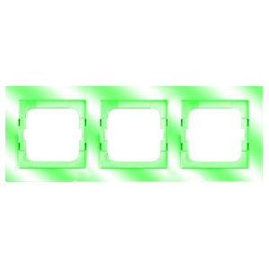 Отзывы Рамка 3-постовая ABB Axcent, зелёный (1723-286)