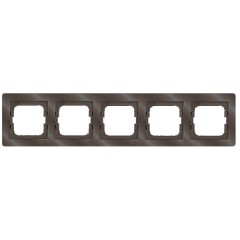 Рамка 5-постовая ABB Axcent, entree-серый (1725-291-500)