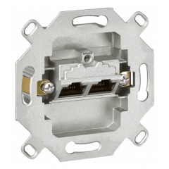 Розетка RJ 45 cat 6 2 входа FSTP Legrand Galea Life механизм