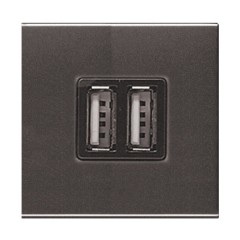 USB зарядное устройство 2 модуля 2х750мА / 1х1500мА ABB Zenit,антрацит (N2285 AN) USB зарядное устройство 2 модуля 2х750мА / 1х1500мА ABB Zenit,антрацит (N2285 AN)