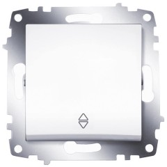 Переключатель ABB Cosmo белый