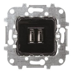 Механизм USB зарядного устройства, 2х750 мА / 1х1500 мА АВВ SKY (8185)