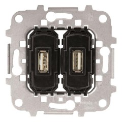 Механизм USB зарядного устройства 2х2000 мА 5В АВВ SKY (8185.3)