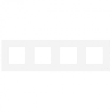 Купить Рамка 4-постовая серия Zenit, базовая альпийский белый (N2274.1 BL)