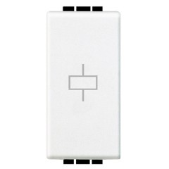 Моностабильное реле с NO/NC контактами 250В 10А/4А 1 модуль LivingLight Белый