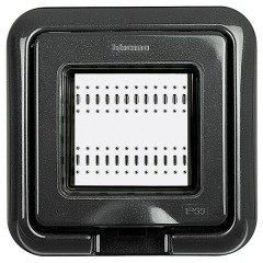 Влагозащитная крышка IP55 Idrobox 2 модуля LivingLight серый Living