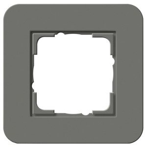 Рамка 1-ая Gira E3 Soft-Touch Темно-серый