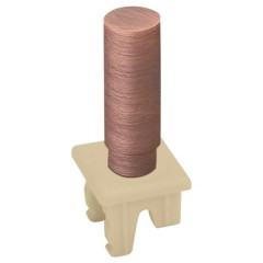 Ручка тумблерного типа Soho Fede Brushed Copper бежевый