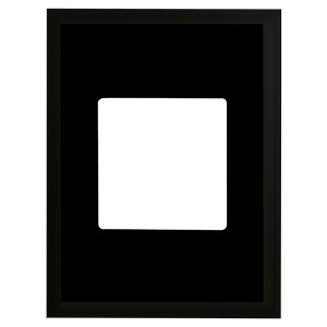 Обзор Рамка прямоугольная на 1 пост гор/верт Marco Fede, черный