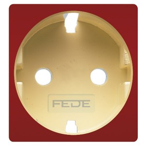 Обзор Обрамление розетки 2к+з (механизм FD16823) Marco Fede Red Wine бежевый
