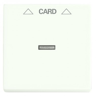 Купить Накладка для механизма карточного выключателя 2025 U ABB future белый бархат (1792-884)