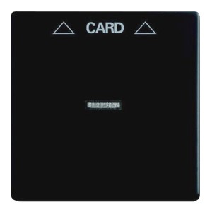 Купить Накладка для механизма карточного выключателя 2025 U ABB future черный бархат (1792-885)