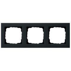 Рамка 3-ая Gira E2 Черный матовый
