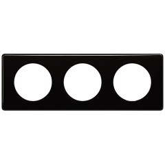 Рамка Legrand Celiane 3 поста черный глянец