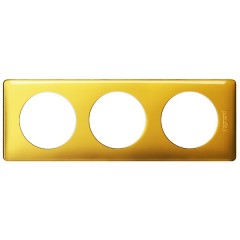 Рамка Legrand Celiane 3 поста латунь