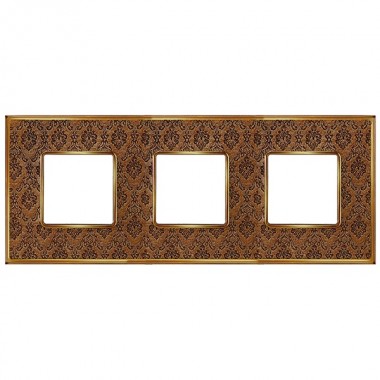Купить Рамка 3-ная Fede Vintage Tapestry, decorbrass - bright gold