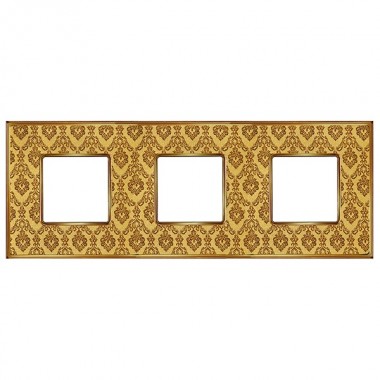 Обзор Рамка 3-ная Fede Vintage Tapestry, decorgold - bright gold