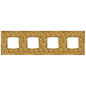 Отзывы Рамка 4-ная Fede Vintage Tapestry, decorgold - bright gold