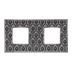 Рамка 2-ная Fede Vintage Tapestry, decornoir - bright chrome