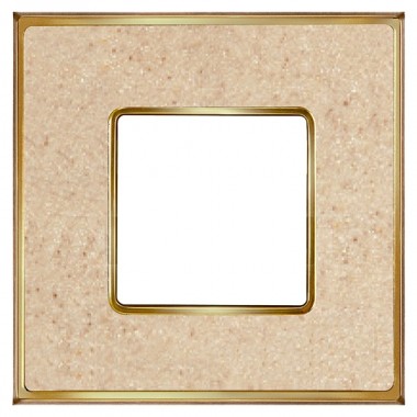 Обзор Рамка 1-ная Fede Vintage Corinto, auroramarble-bright gold