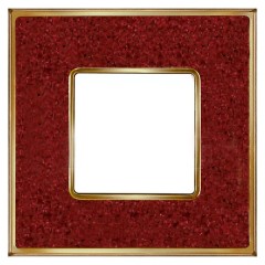 Рамка 1-ная Fede Vintage Corinto, pompeired-bright gold