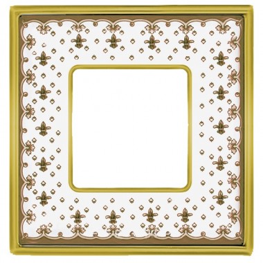 Отзывы Рамка 1-ная Fede Vintage Tapestry Porcelain, brown lys - bright gold