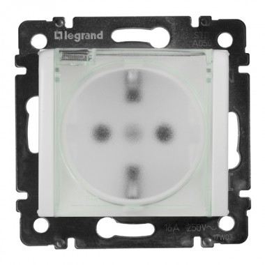 Отзывы Розетка IP44 с крышкой Legrand Valena с заземлением белая