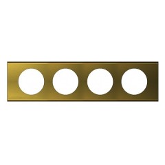Рамка Legrand Celiane 4 поста золото